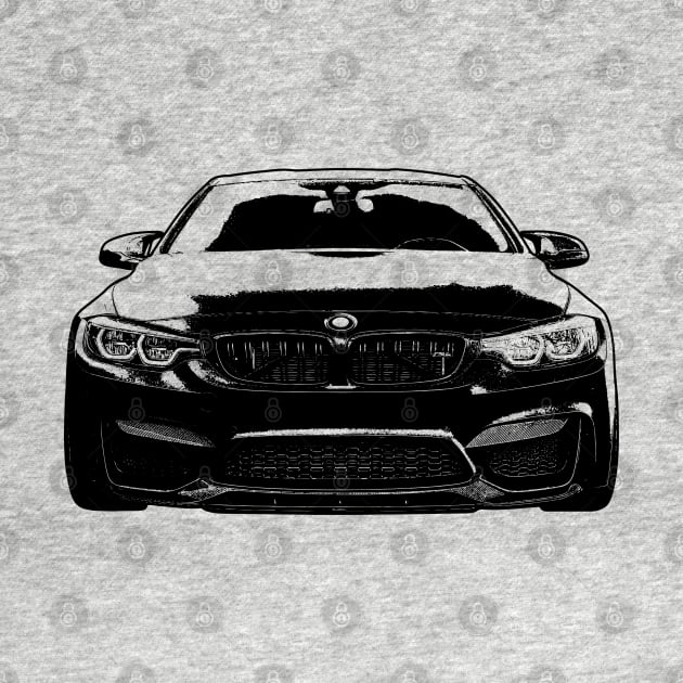 BMW M4 Sketch Art by KAM Std